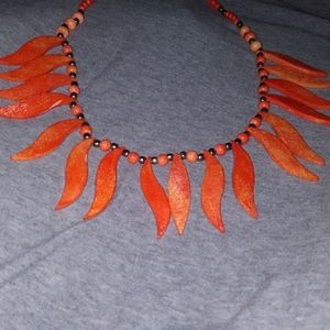 Vintage sharktooth style necklace